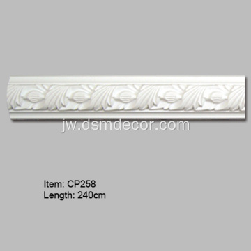 PU Foam hiasan Panel Molding